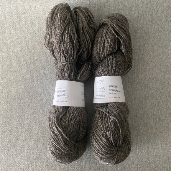 NWT Bare Naked Wools 100% Old Norwegian DK Colour "Grandpa's Beard" Lot of 2 - Picture 5 of 7